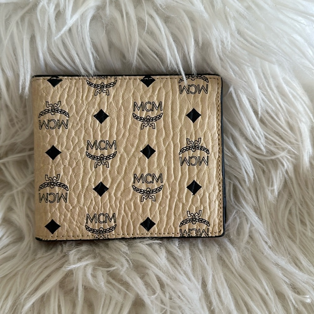 EUC MCM bifold wallet